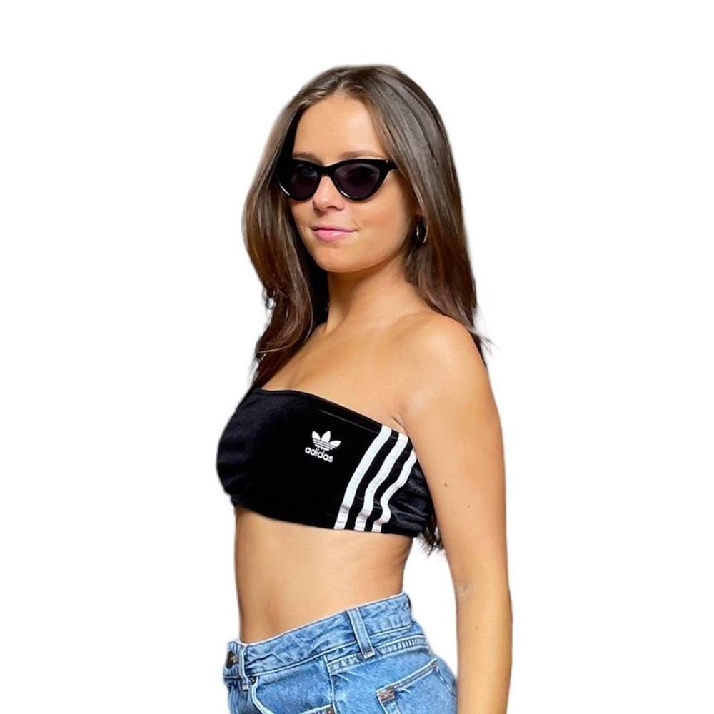 ADIDAS VELOUR TUBE TOP 🪩